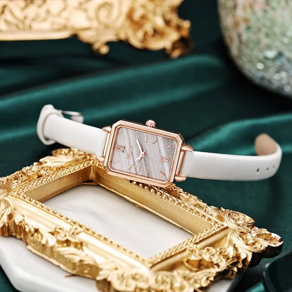 Fashion Quartz Analog Watch Classic Square Dial Wristwatch ladies - Picture 2 of 2